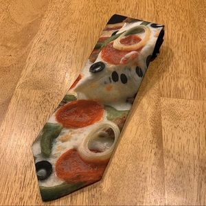 Vintage Ralph Marlin “Pizza 1998”‎ Tie